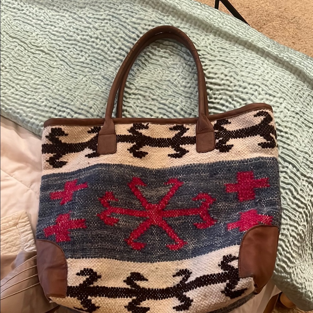 Wool ShoulderTote Bag